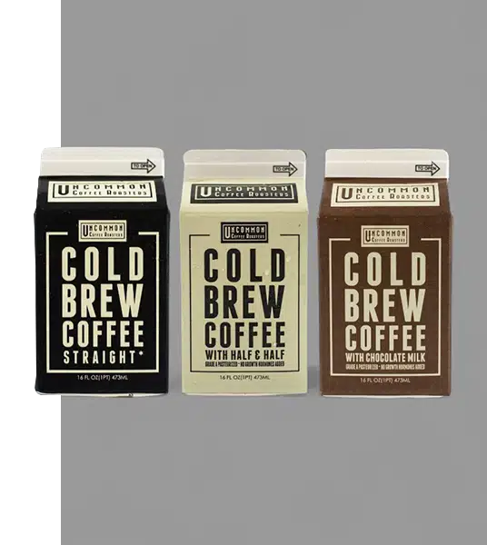 custom printed carton for cold brew coffee